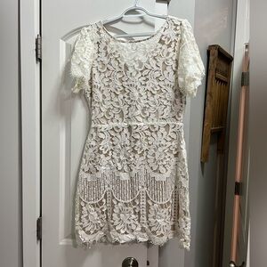 Lulus lace mini dress